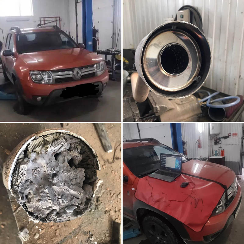 Удалили катализатор на Renault Duster в Орске