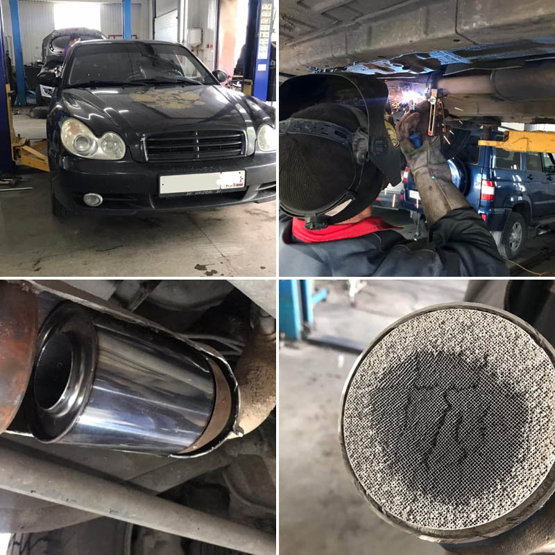 Удалили катализатор на Hyundai Sonata в Орске