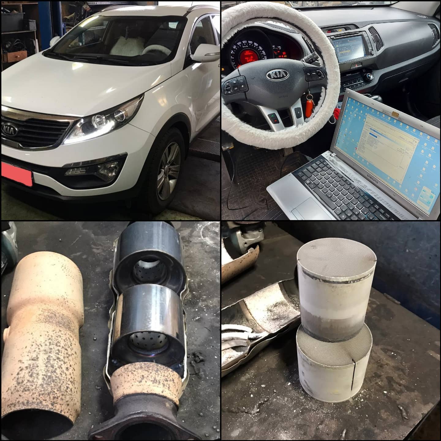 Удалили катализатор на Kia Sportage в Орске